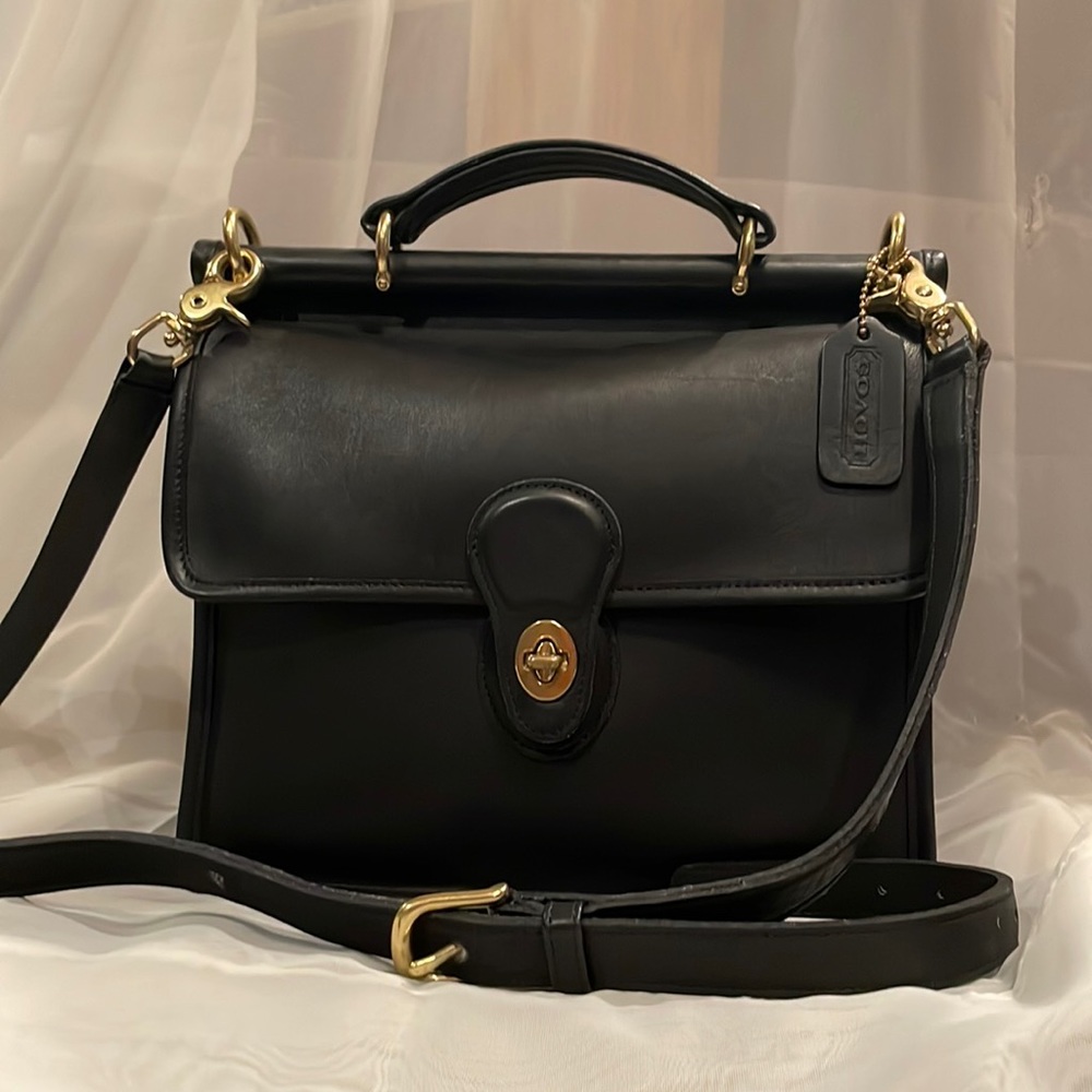Vintage Coach 90’s Willis Leather Satchel Shoulder Crossbody Bag